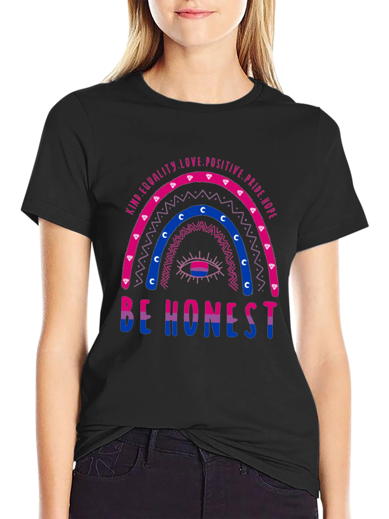 Bisexual Pride T-Shirt: Be Honest