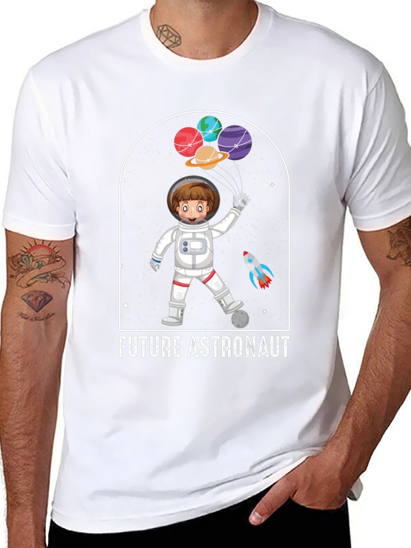 Future Astronaut T-Shirt - Space Exploration Kids Tee