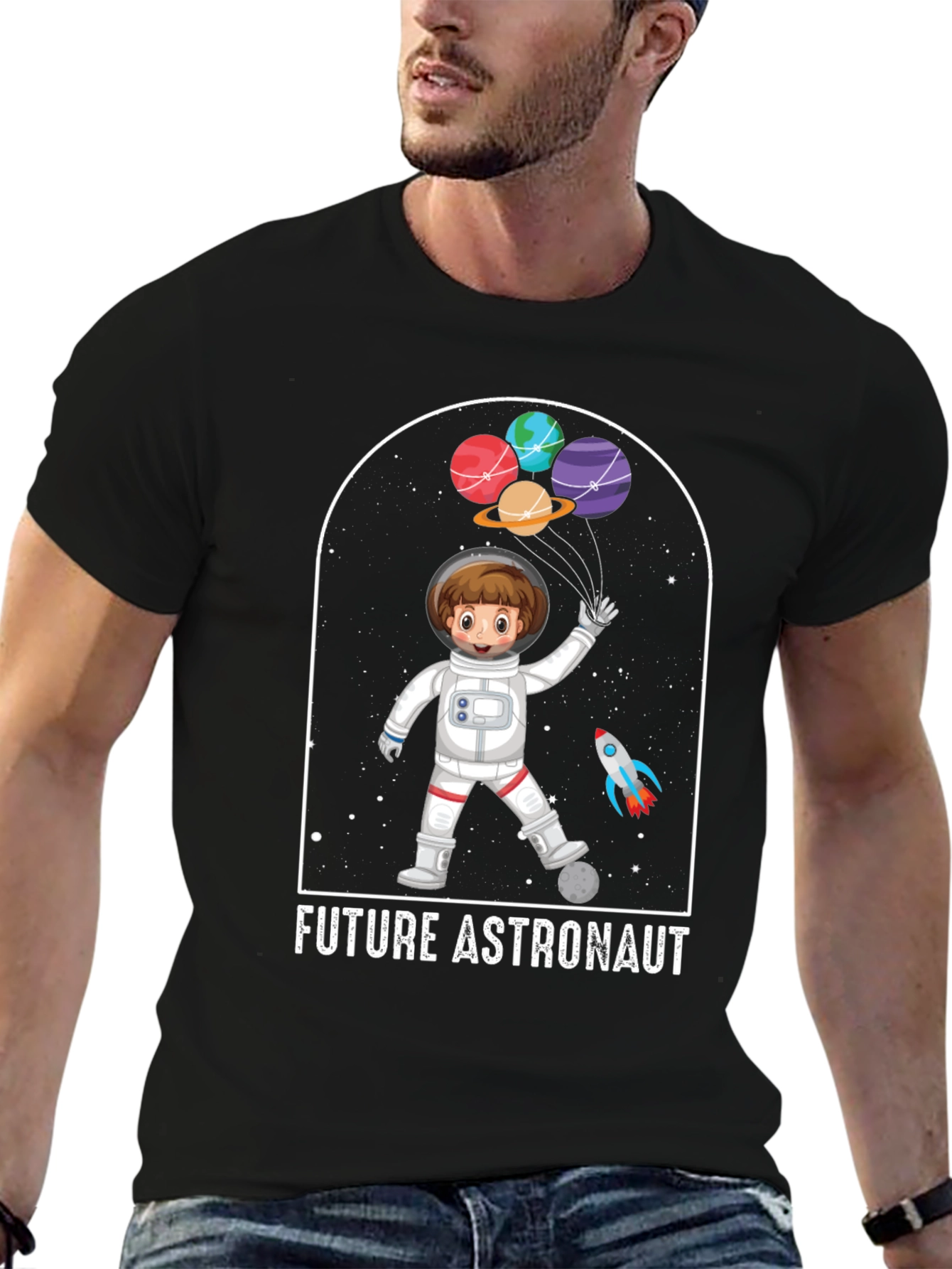 Future Astronaut T-Shirt - Space Exploration Kids Tee