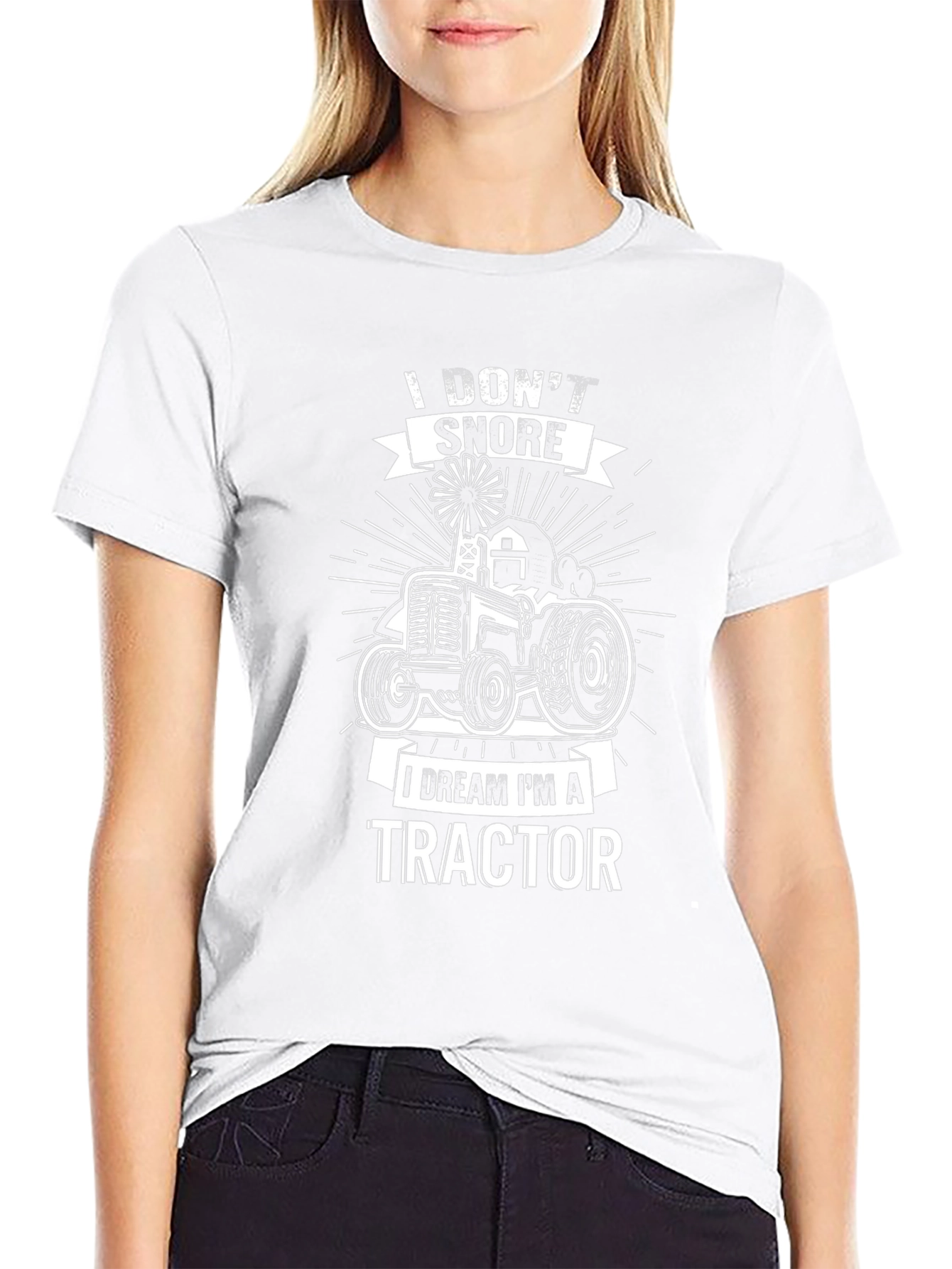I Dream Im a Tractor Graphic T-Shirt