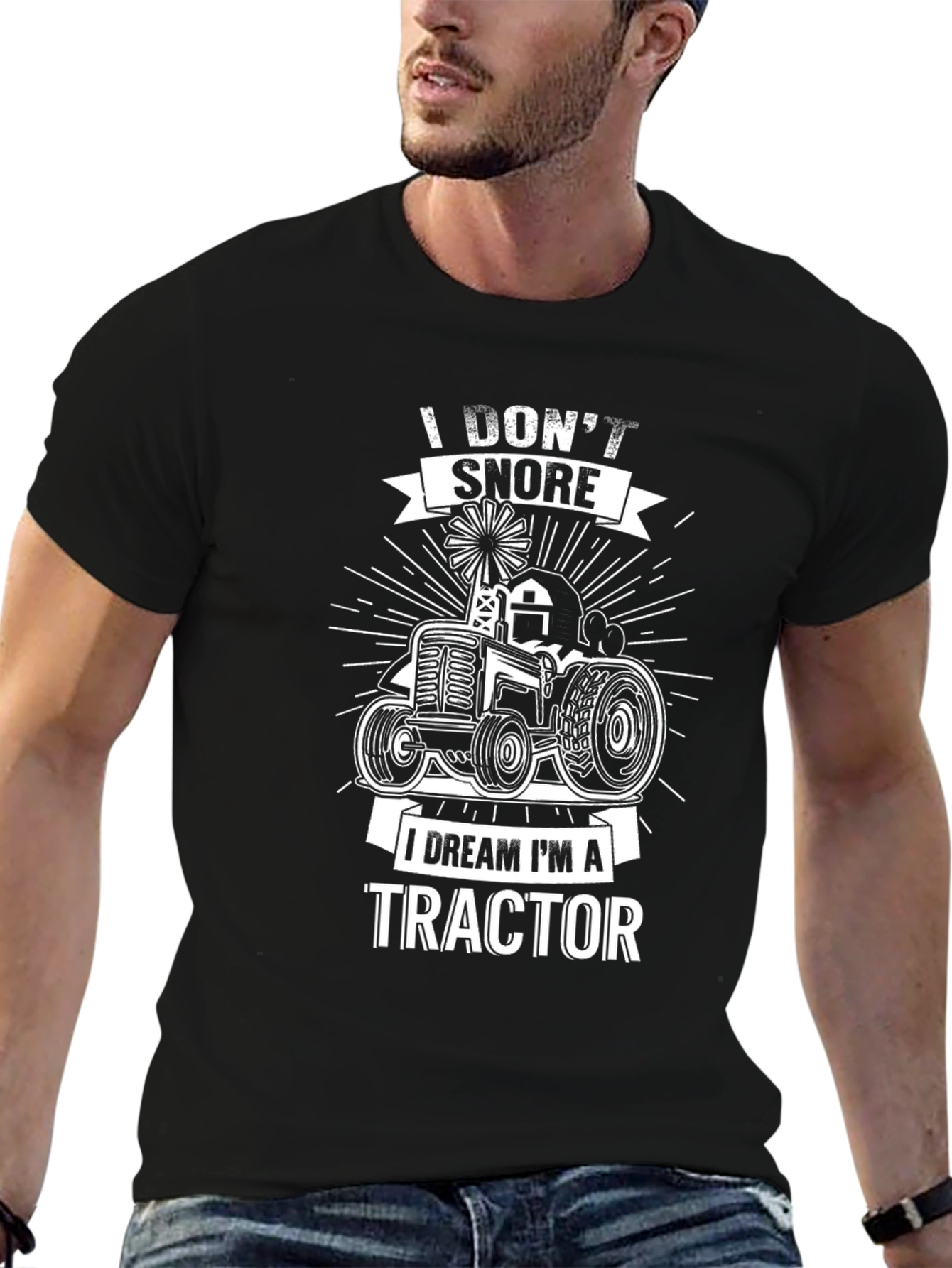 I Dream Im a Tractor Graphic T-Shirt