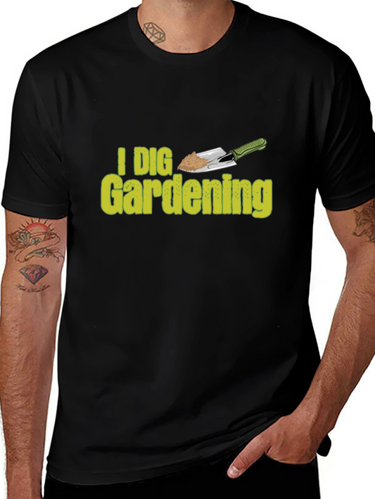 I Dig Gardening Black T-Shirt