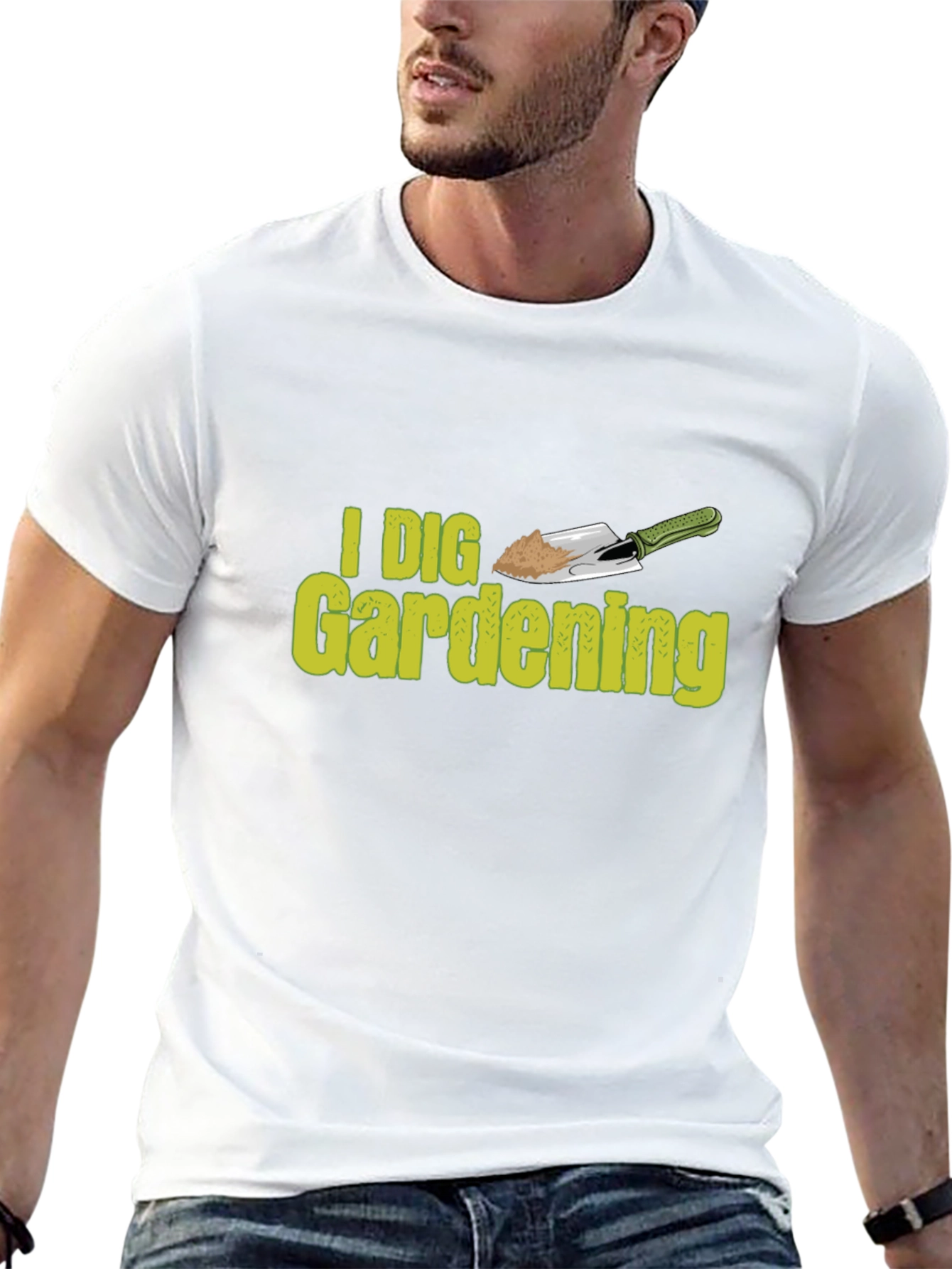 I Dig Gardening Black T-Shirt