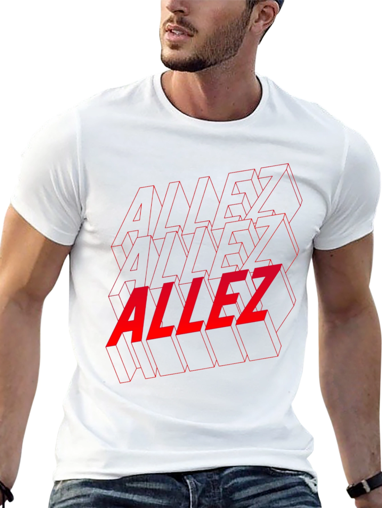 Allez Graphic Tee - Stylish Black Cotton T-Shirt