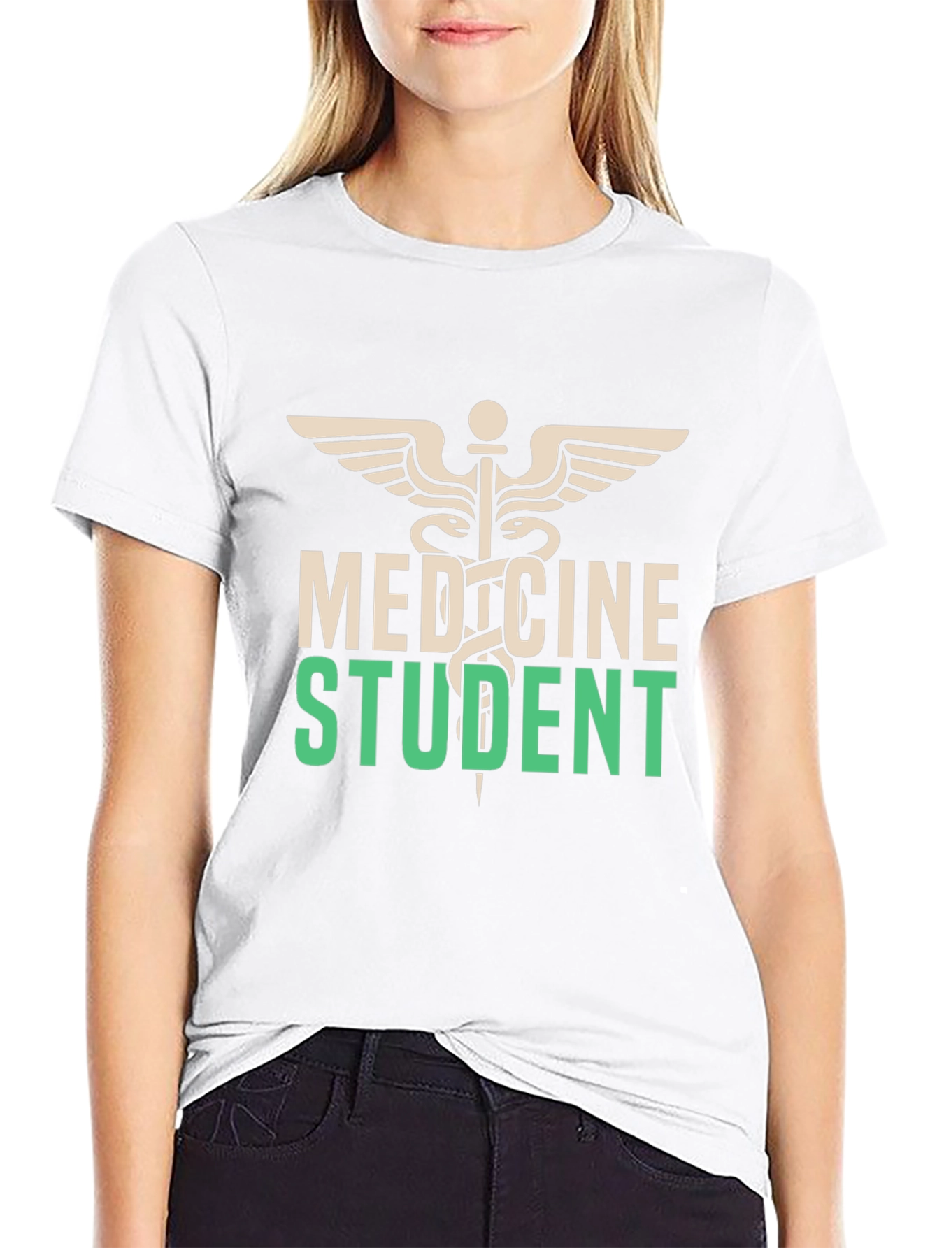 Medicine Student T-Shirt - Medical Caduceus Design