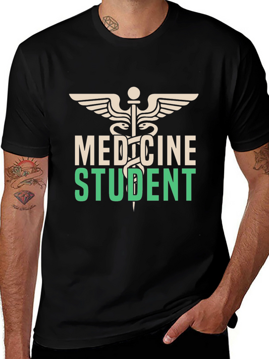 Medicine Student T-Shirt - Medical Caduceus Design