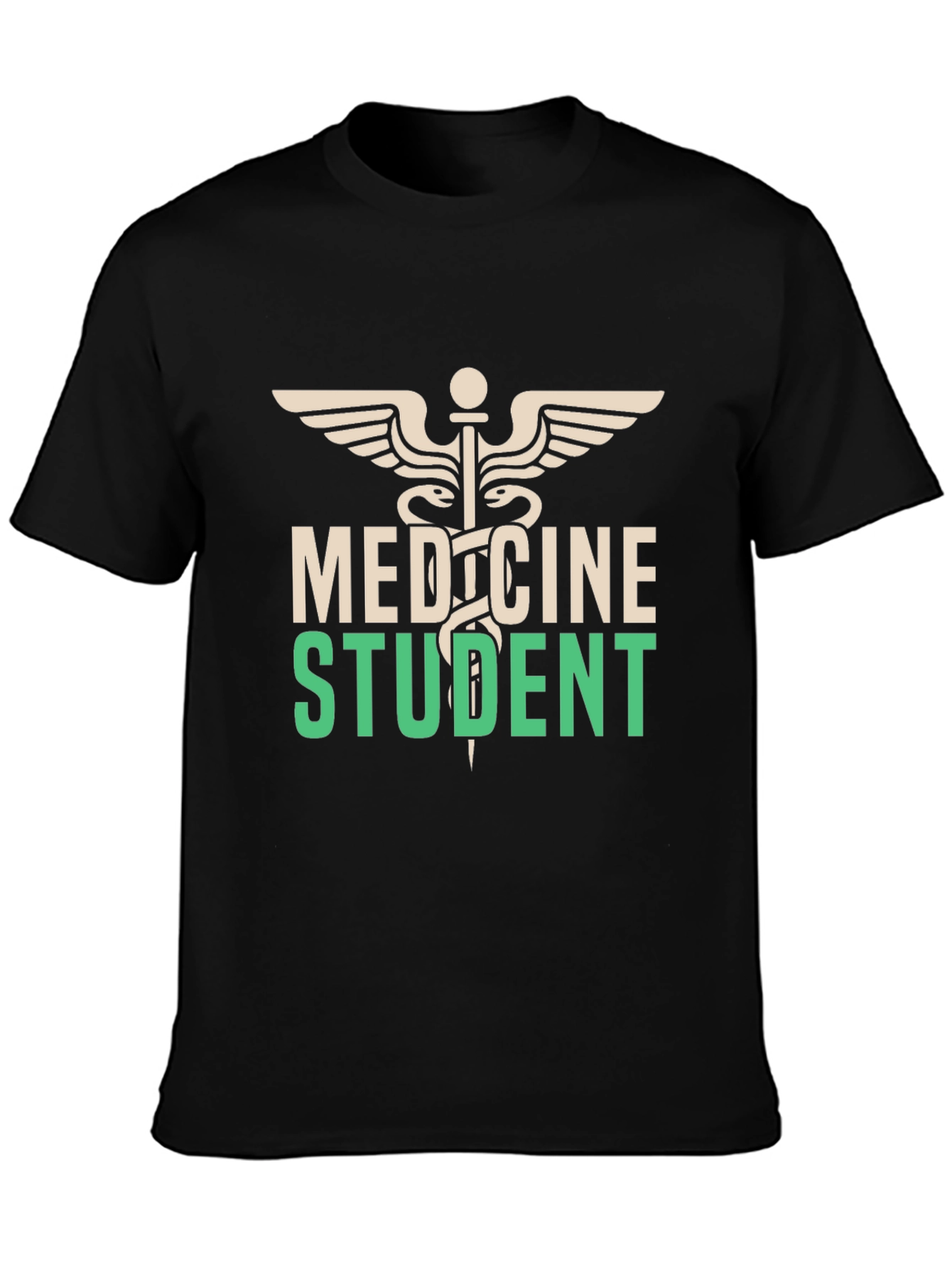 Medicine Student T-Shirt - Medical Caduceus Design