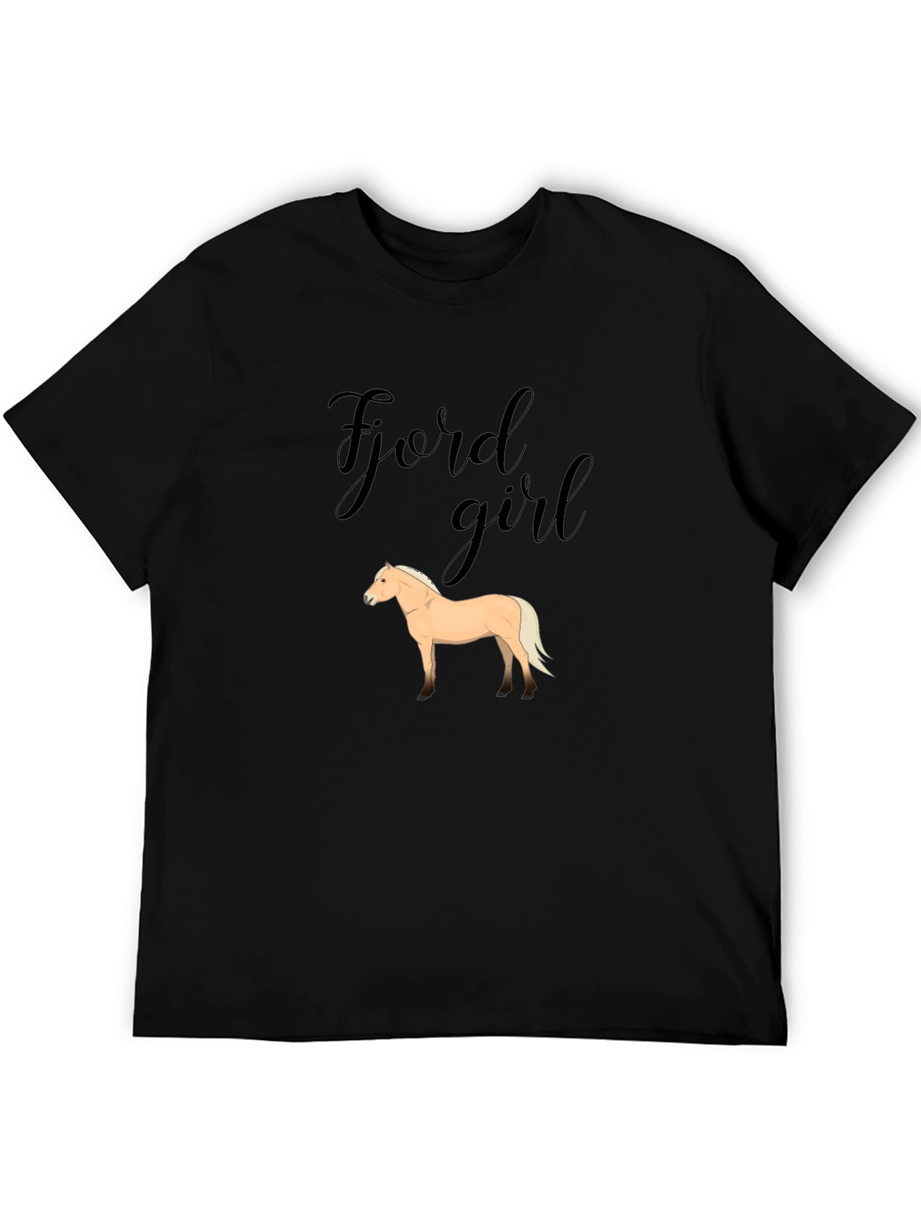 Fjord Girl Horse Graphic T-Shirt