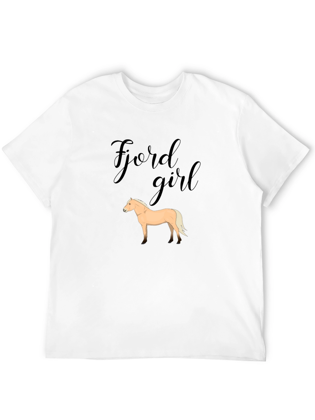 Fjord Girl Horse Graphic T-Shirt