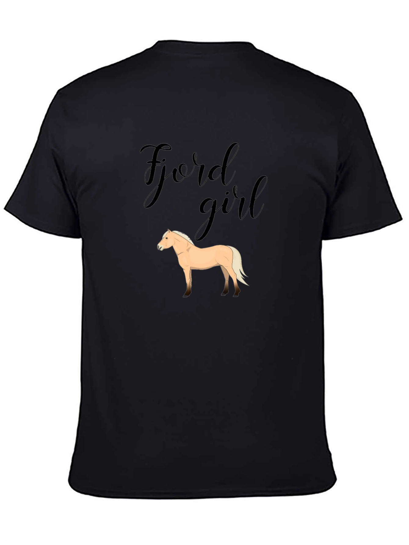 Fjord Girl Horse Graphic T-Shirt