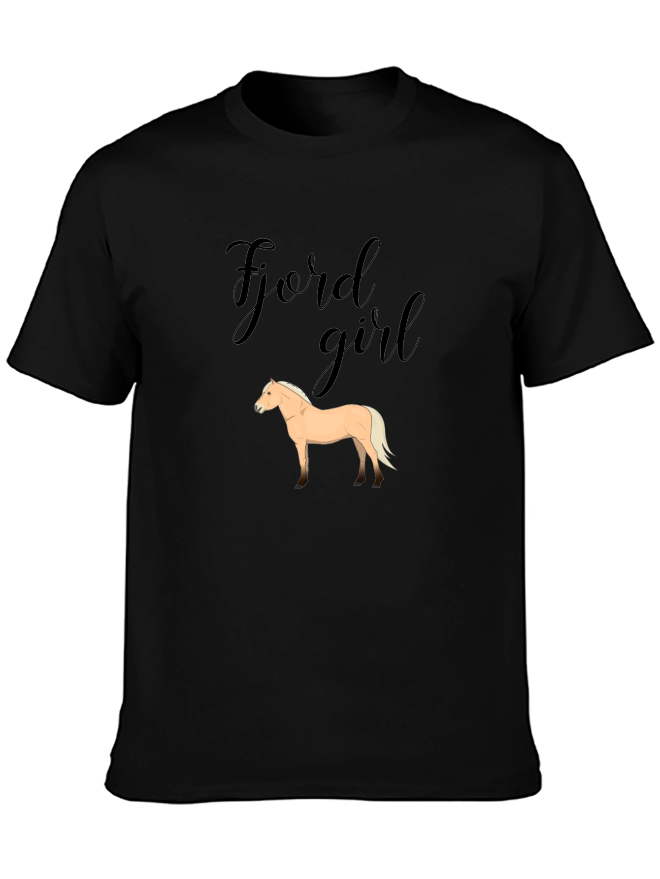 Fjord Girl Horse Graphic T-Shirt