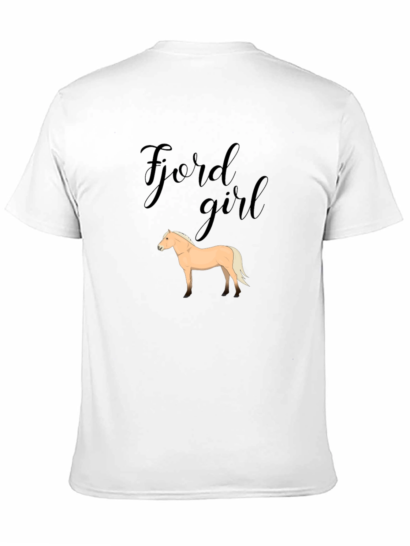 Fjord Girl Horse Graphic T-Shirt