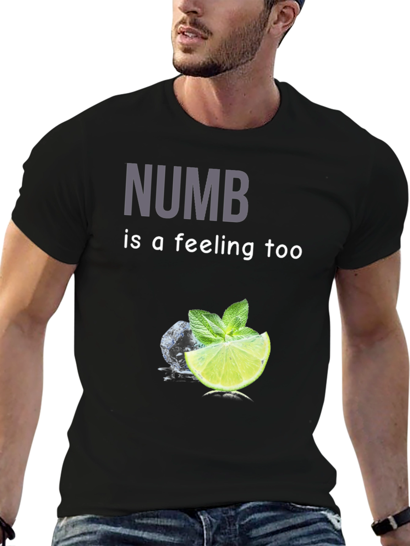 Numb Feeling Graphic Tee - Stylish Comfort