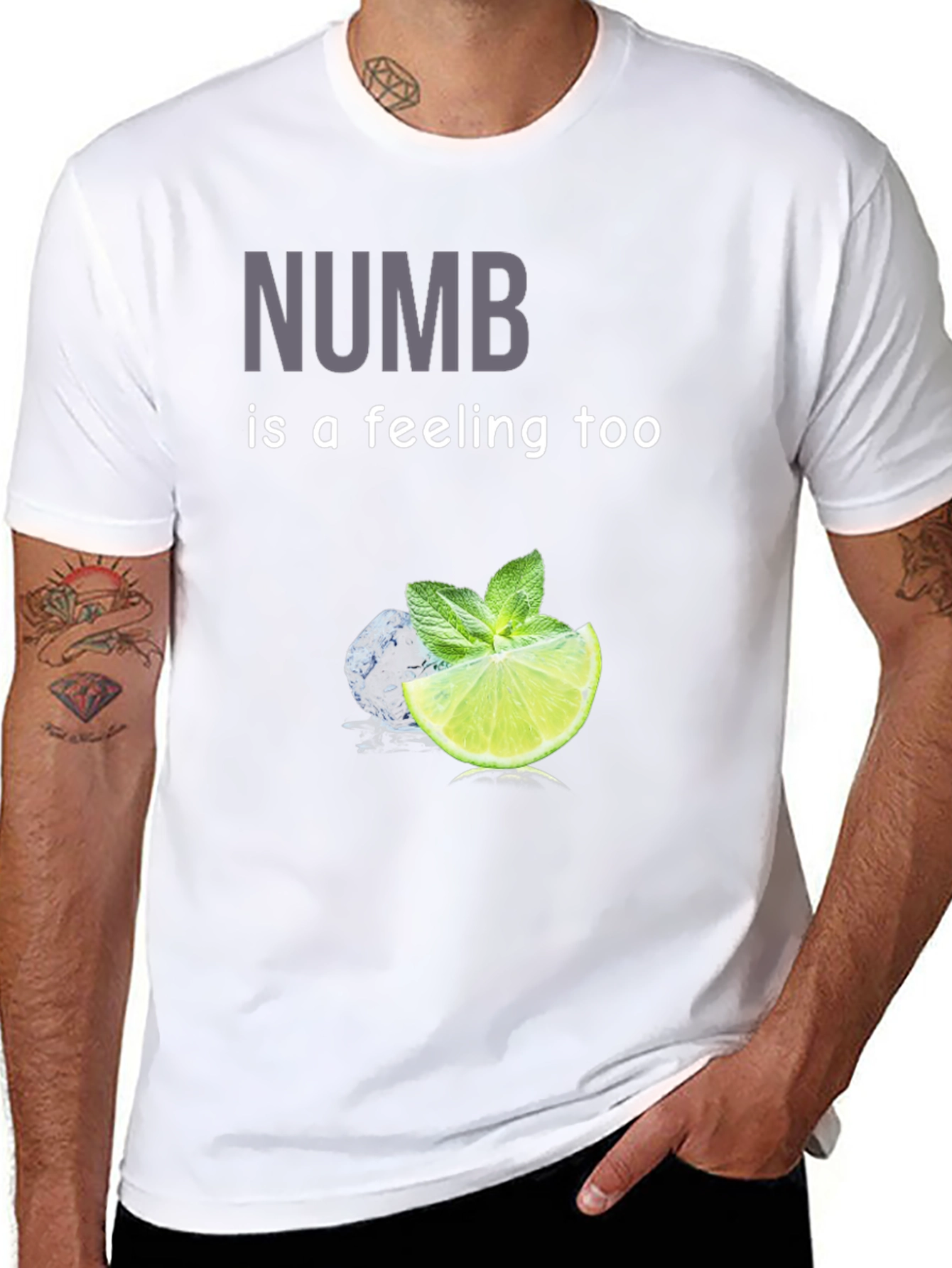 Numb Feeling Graphic Tee - Stylish Comfort