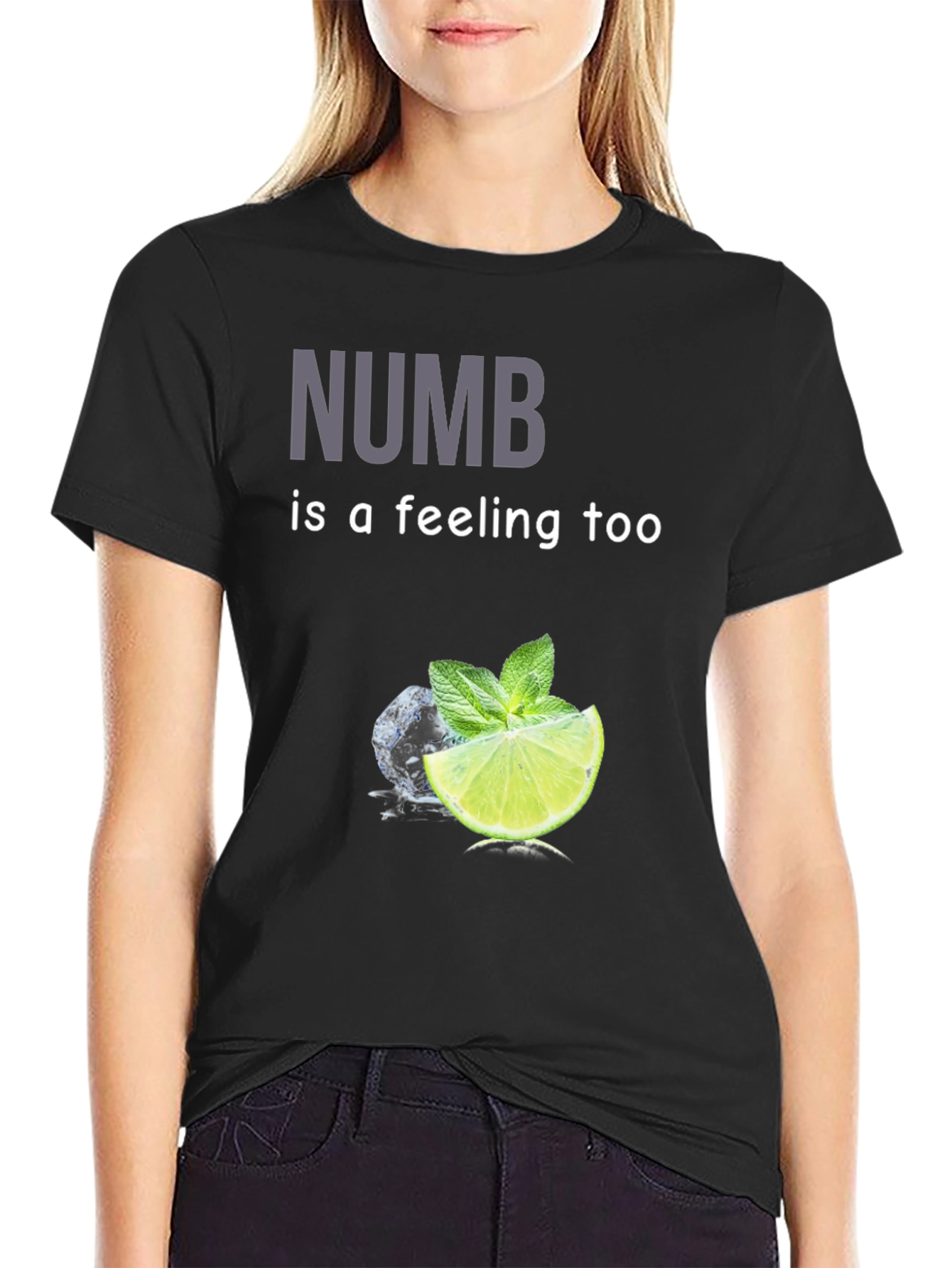 Numb Feeling Graphic Tee - Stylish Comfort