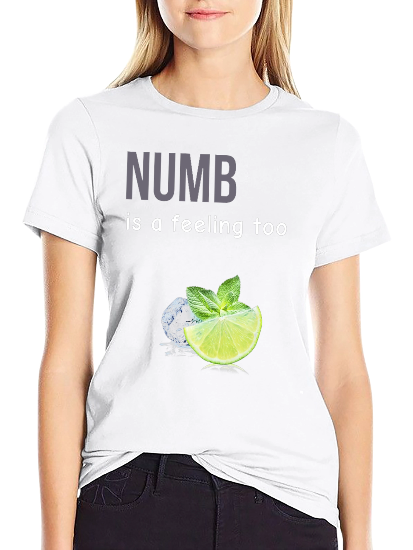 Numb Feeling Graphic Tee - Stylish Comfort