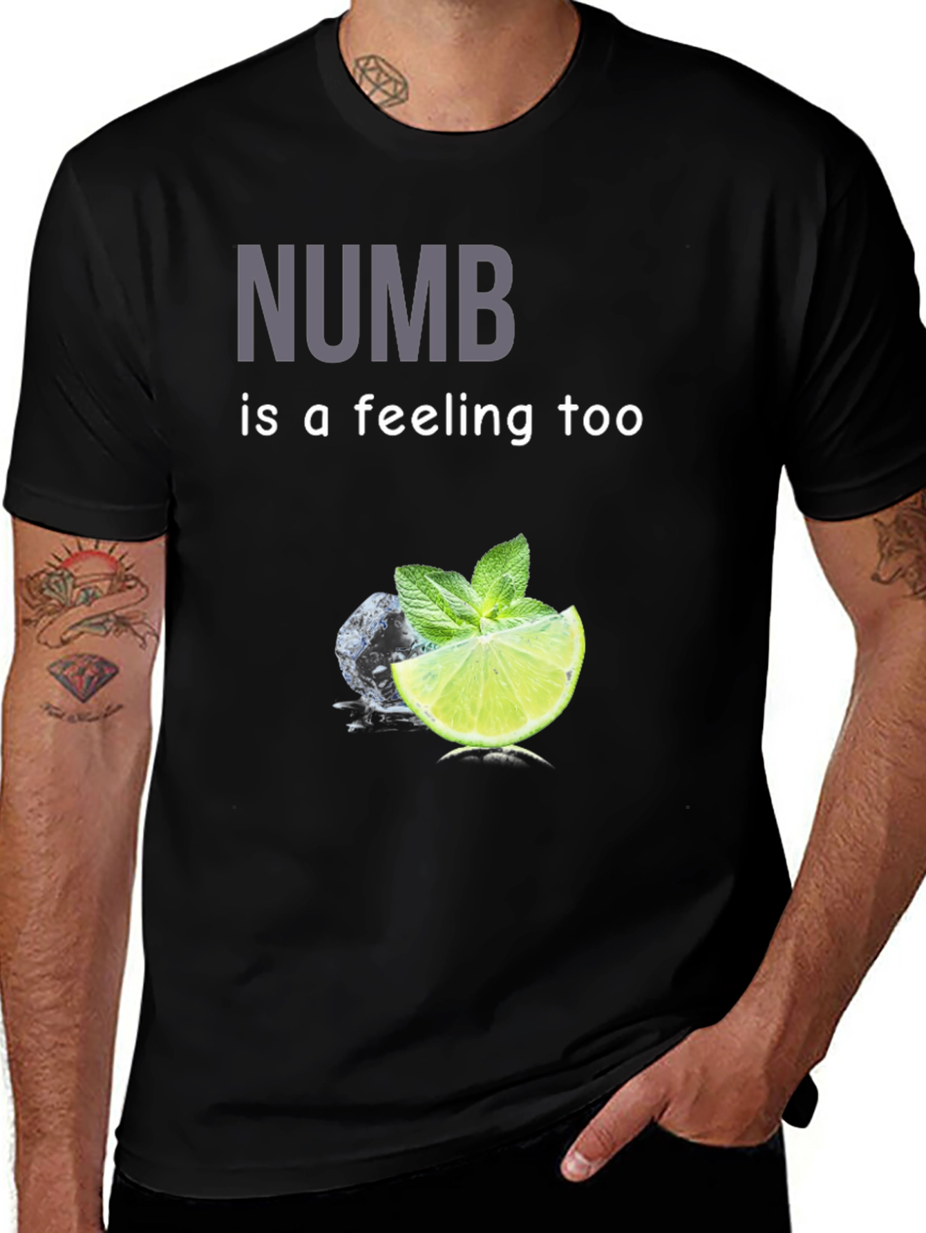 Numb Feeling Graphic Tee - Stylish Comfort