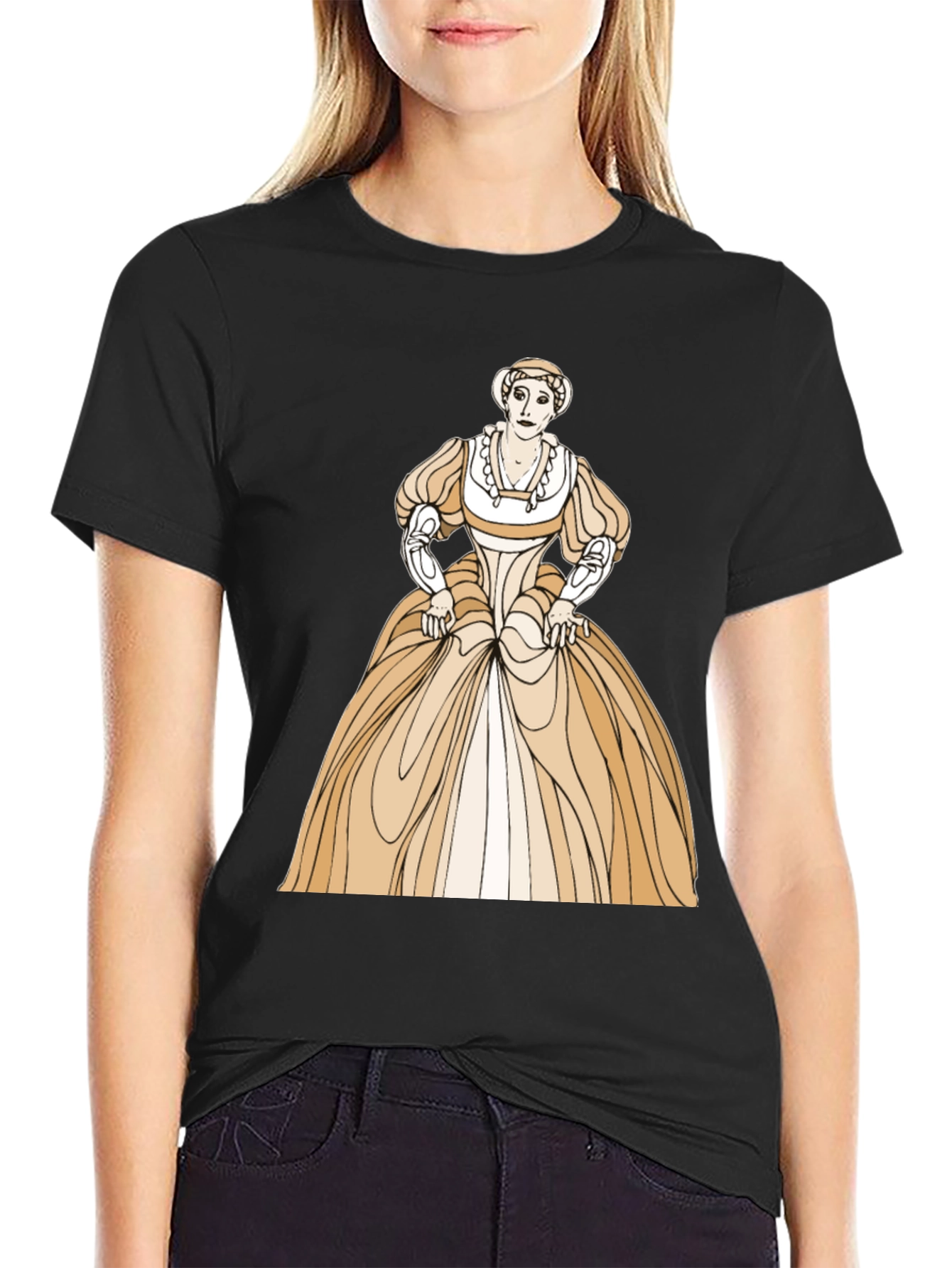 Renaissance Woman Graphic Tee - Unique Art Shirt