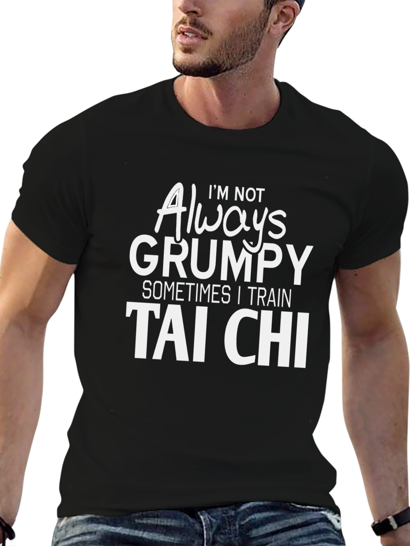 Grumpy Tai Chi T-Shirt - Funny Martial Arts Tee