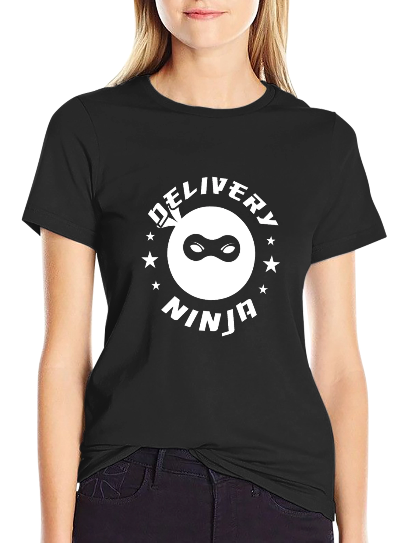 Delivery Ninja Graphic T-Shirt - Black