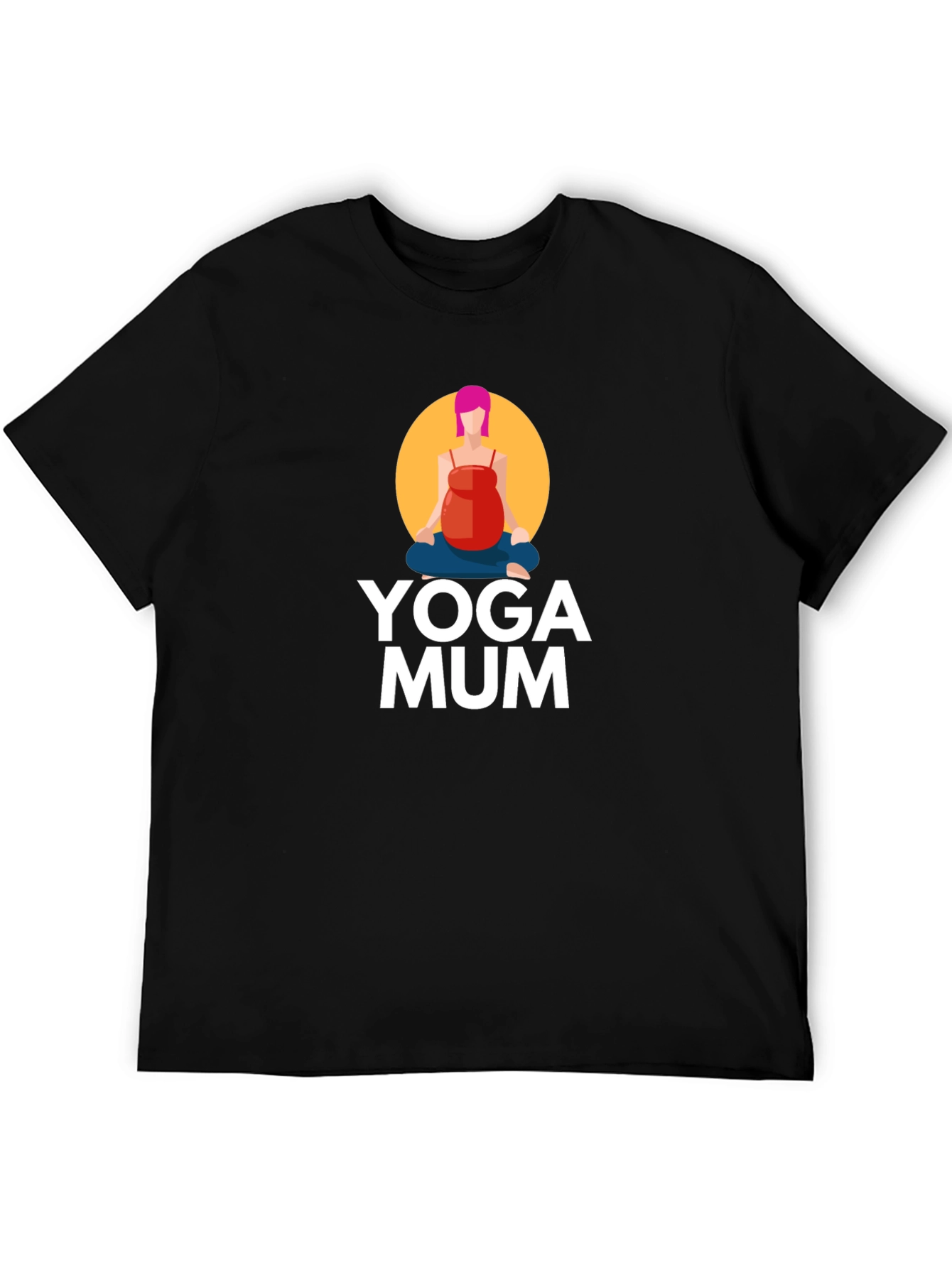 Yoga Mum Graphic Tee - Comfort & Style