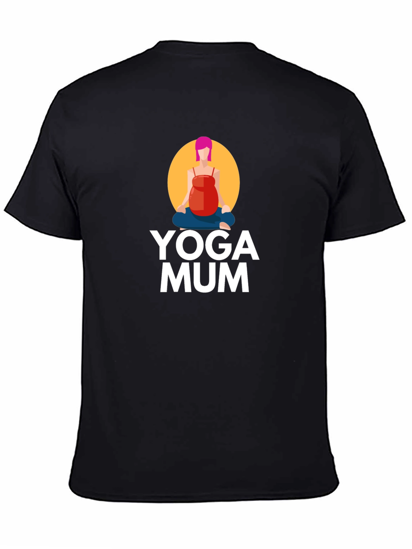Yoga Mum Graphic Tee - Comfort & Style