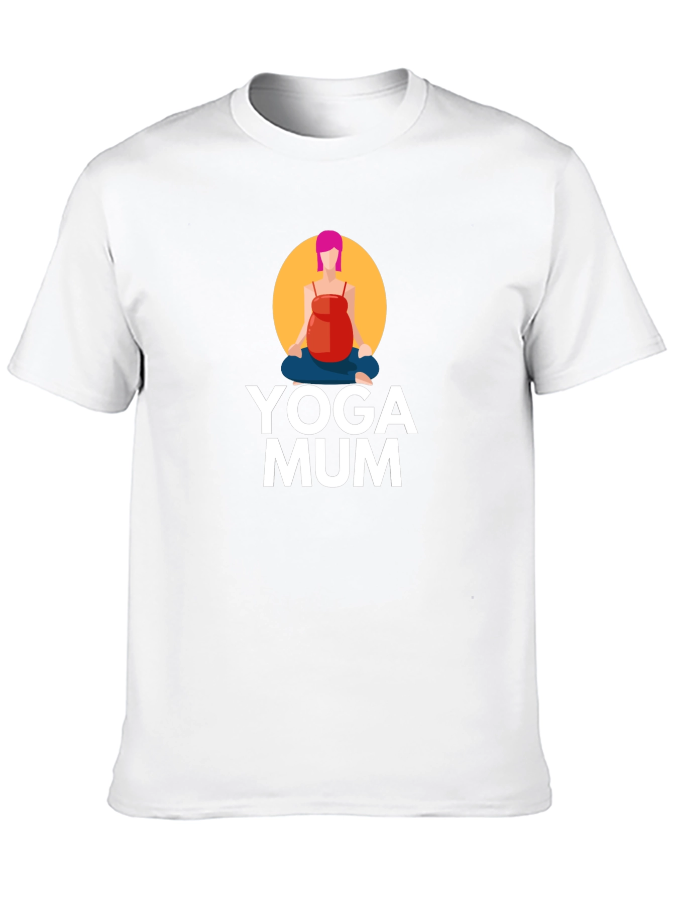 Yoga Mum Graphic Tee - Comfort & Style