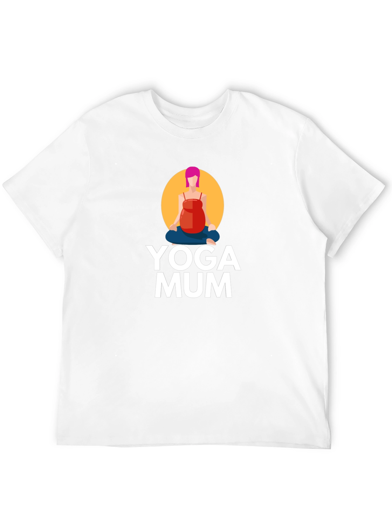 Yoga Mum Graphic Tee - Comfort & Style
