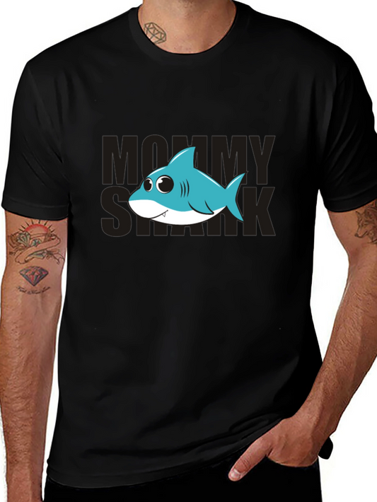 Mommy Shark T-Shirt - Cute Cartoon Shark Design