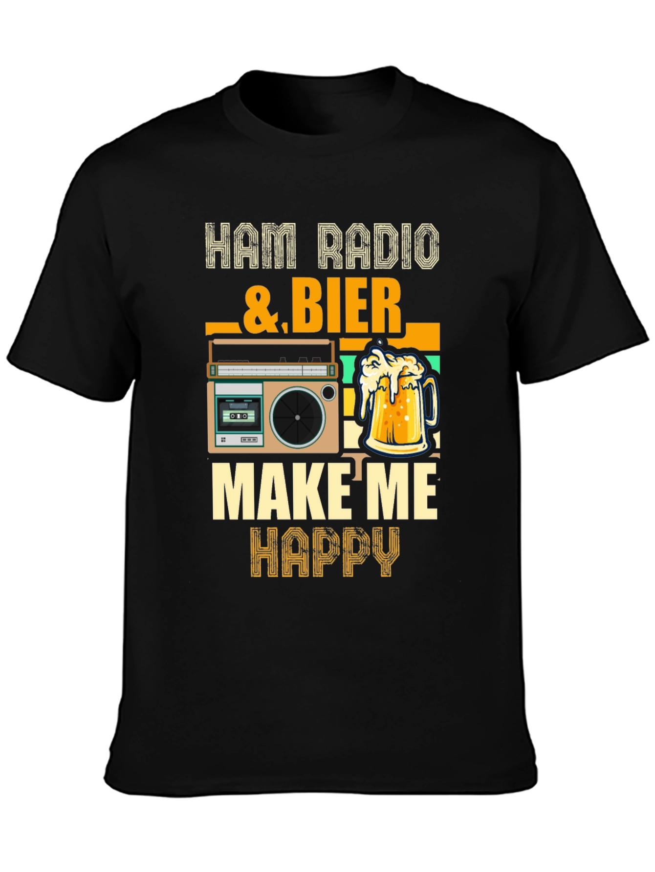 Ham Radio & Beer Graphic Tee