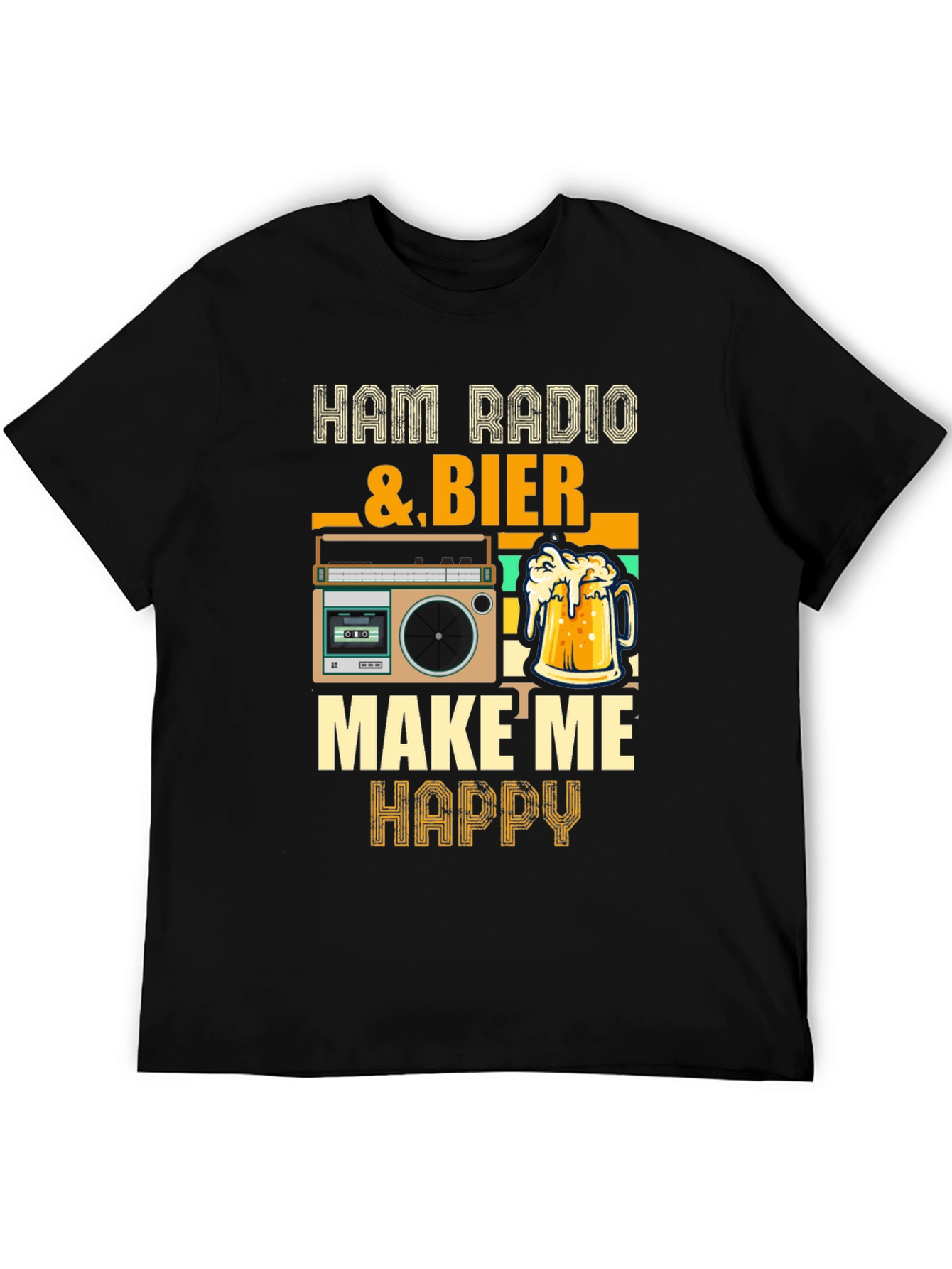 Ham Radio & Beer Graphic Tee