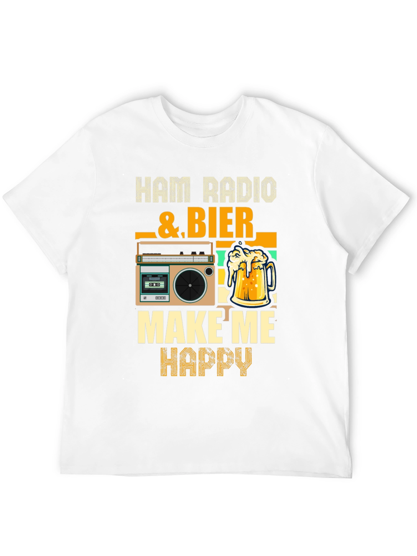 Ham Radio & Beer Graphic Tee