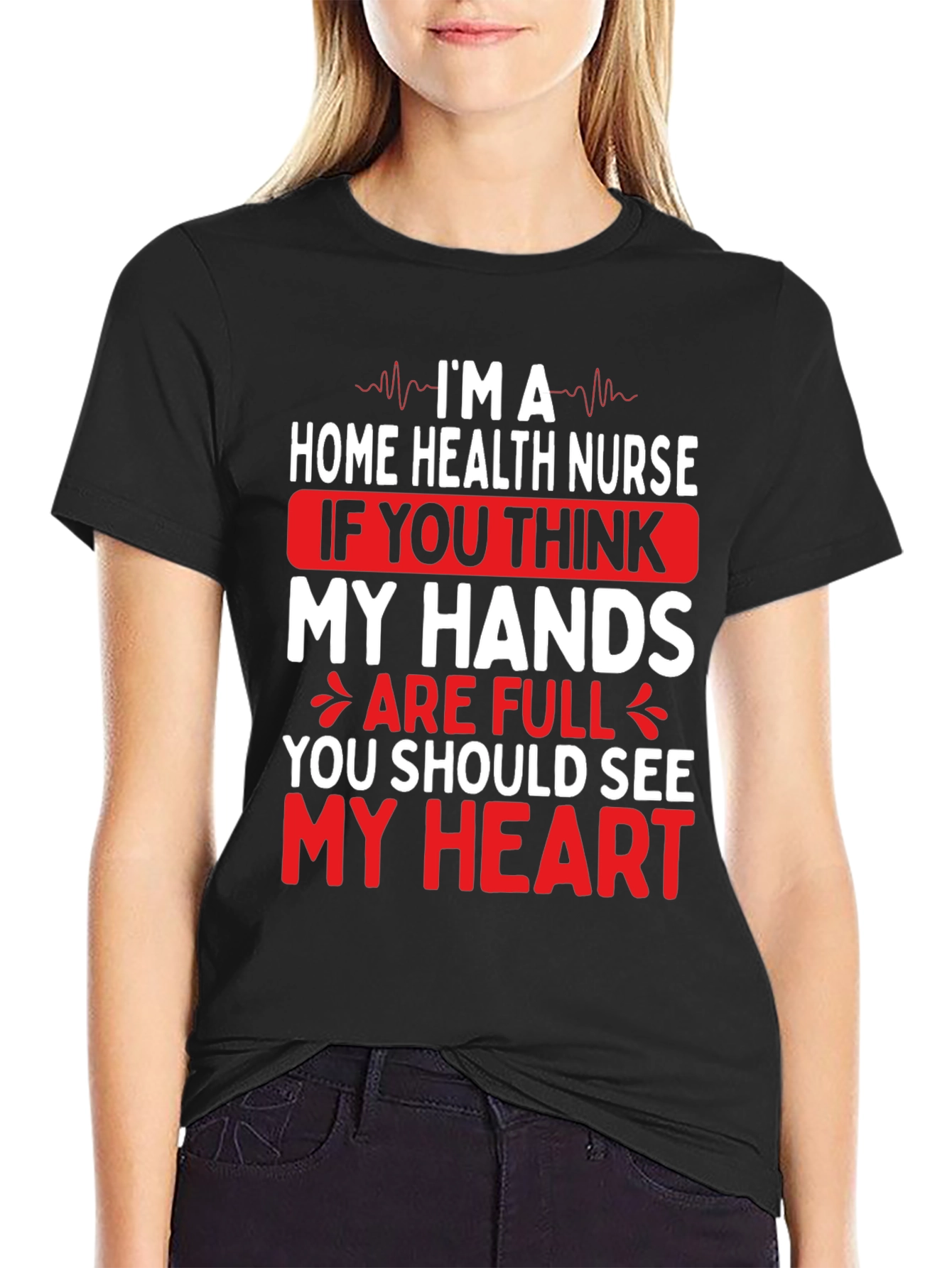 Home Health Nurse Graphic T-Shirt