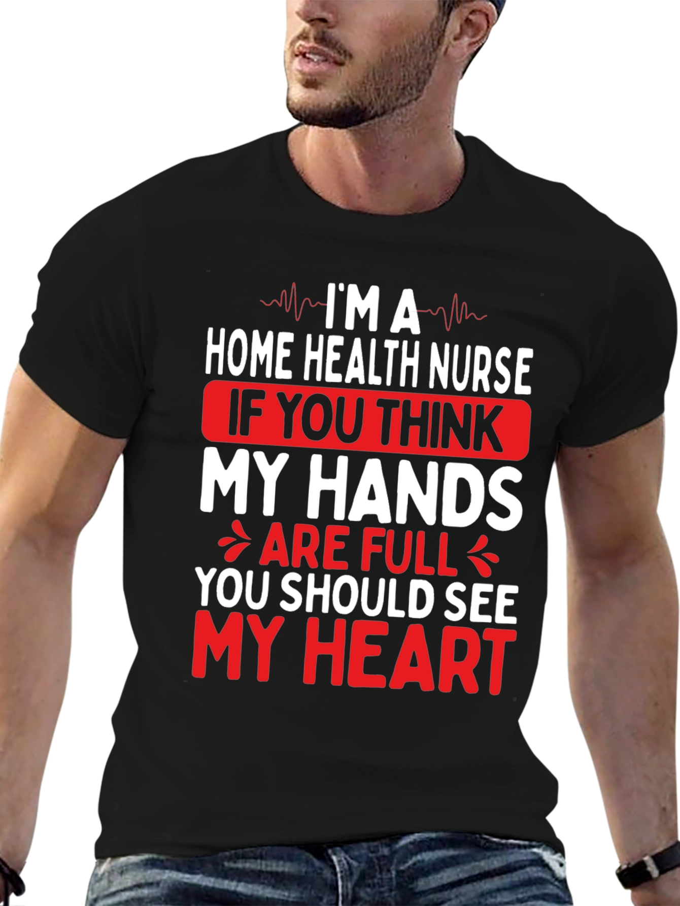 Home Health Nurse Graphic T-Shirt