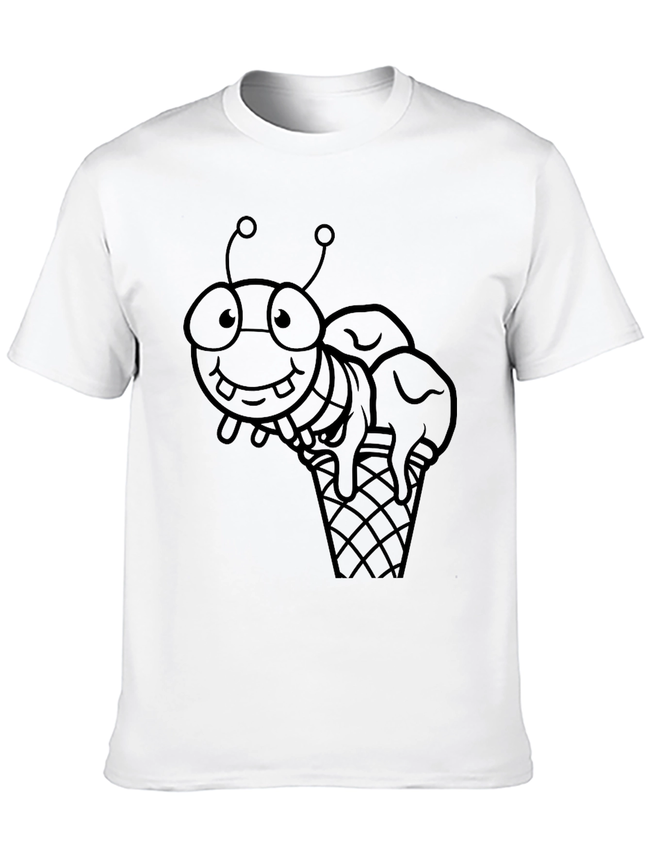 Insect Ice Cream T-Shirt - Fun Graphic Tee