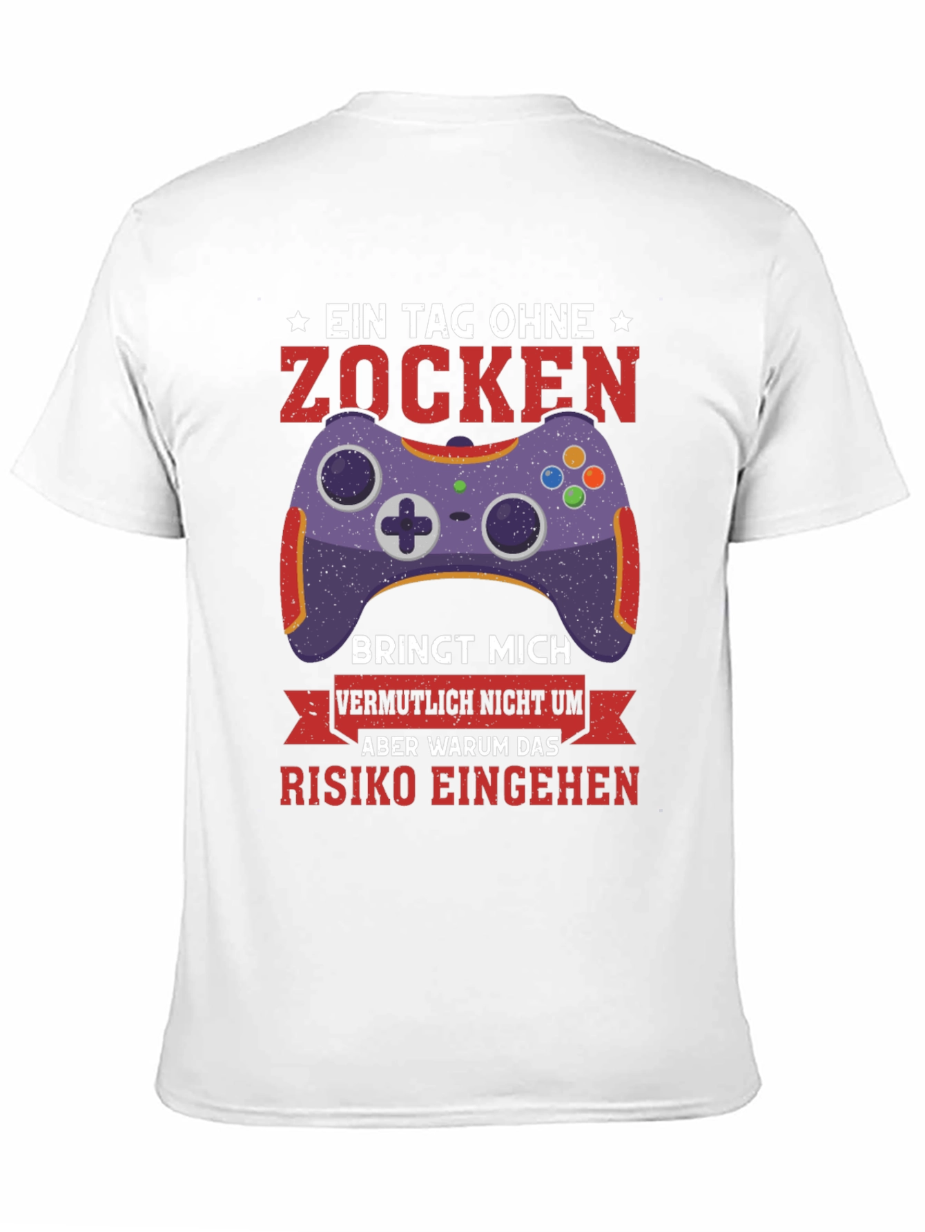 Gamer T-Shirt: Zocken Gaming Controller Tee