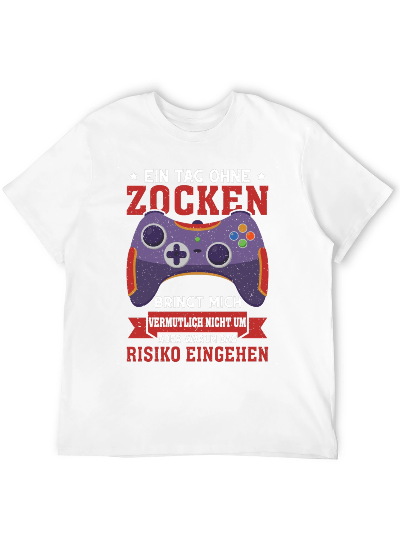 Gamer T-Shirt: Zocken Gaming Controller Tee