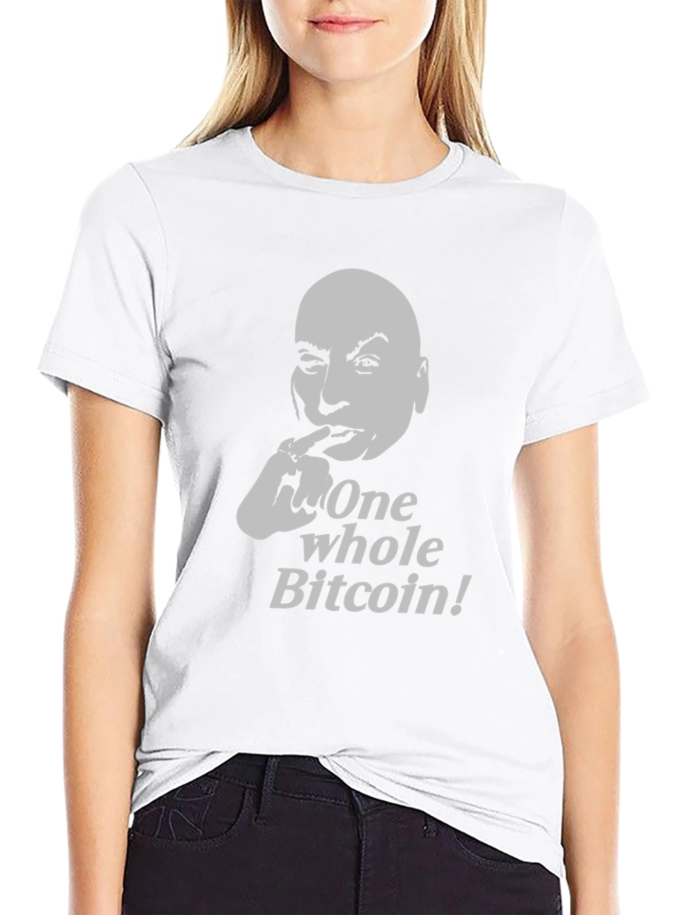 One Whole Bitcoin T-Shirt Crypto Meme