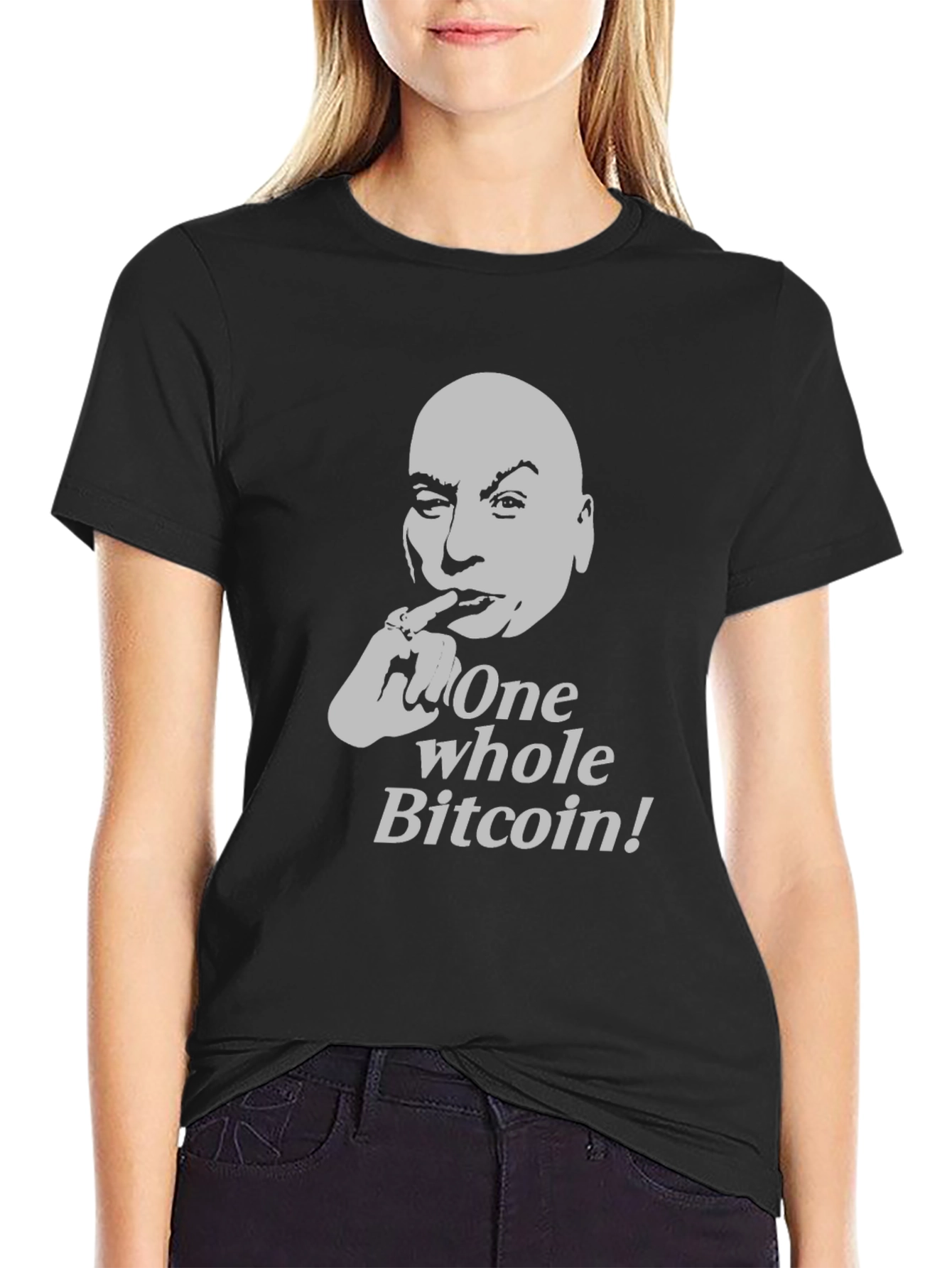 One Whole Bitcoin T-Shirt Crypto Meme