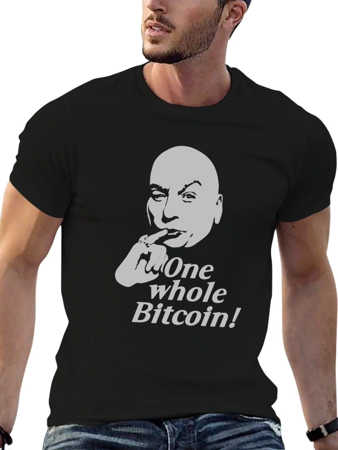 One Whole Bitcoin T-Shirt Crypto Meme