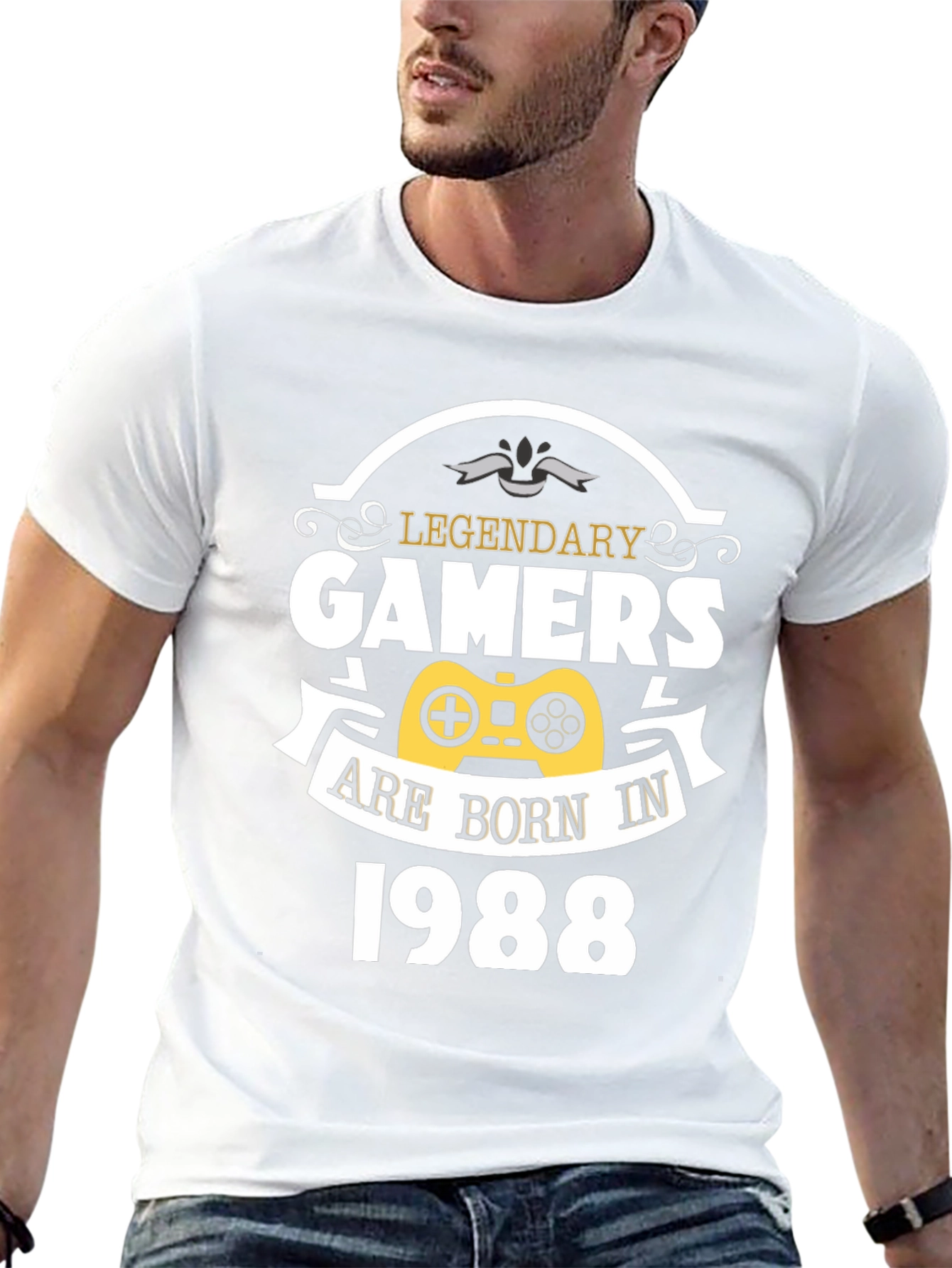 Legendary Gamers Born in 1988 Black T-Shirt