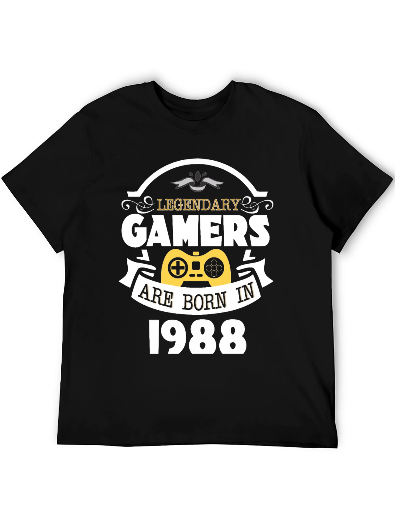Legendary Gamers Born in 1988 Black T-Shirt