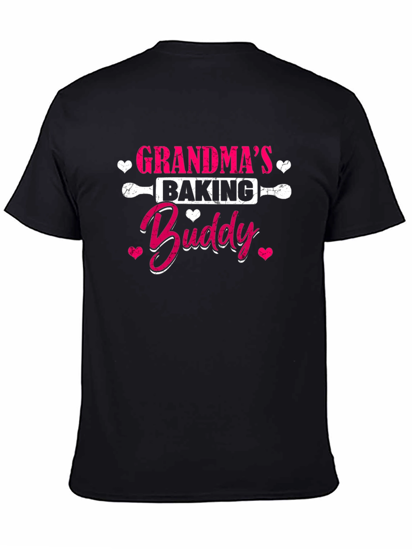 Grandmas Baking Buddy Black T-Shirt
