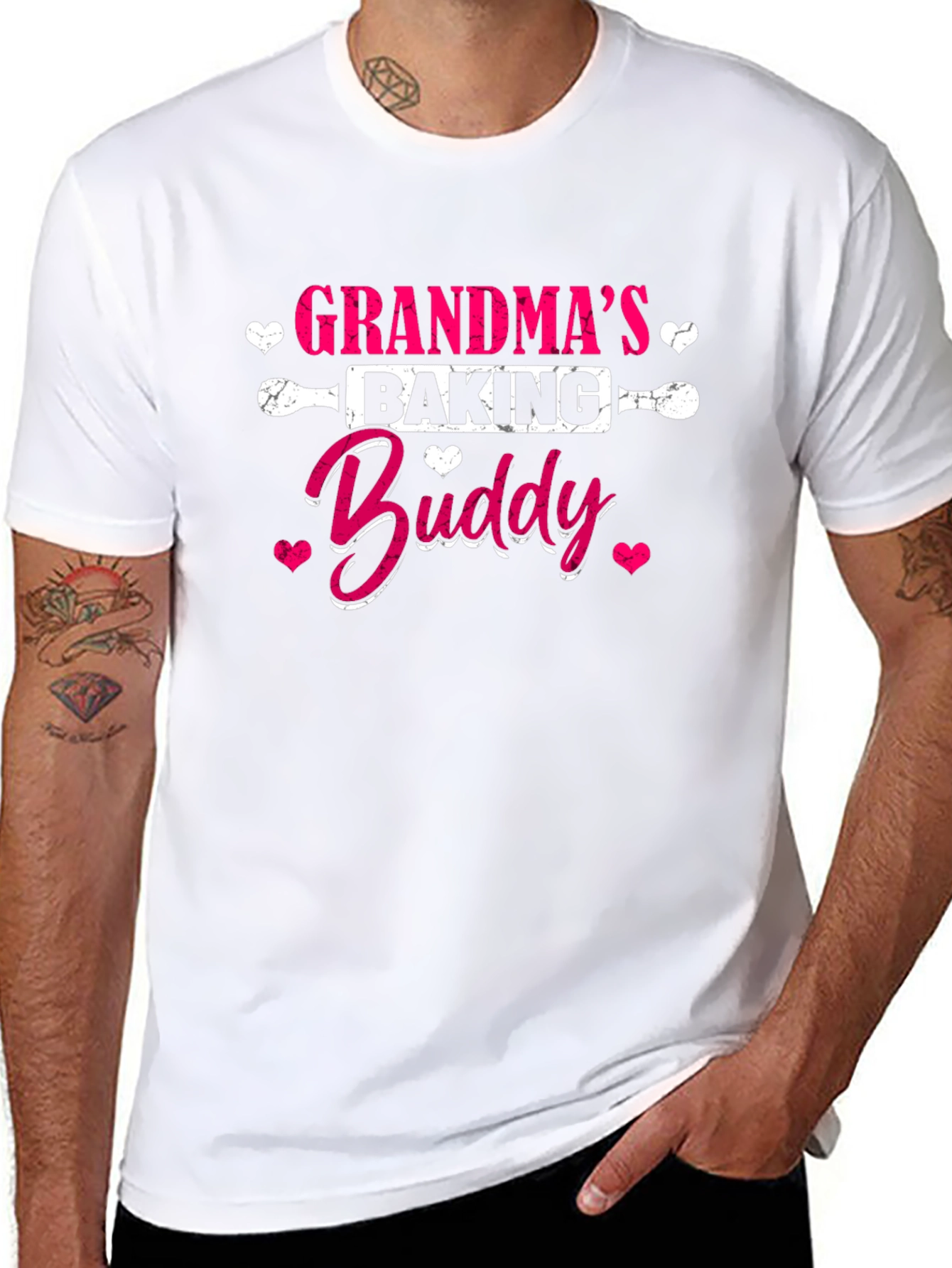 Grandmas Baking Buddy Black T-Shirt
