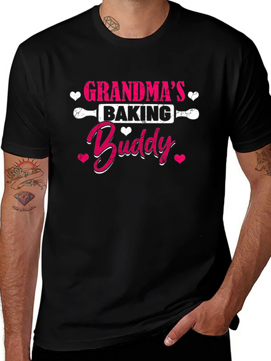 Grandmas Baking Buddy Black T-Shirt