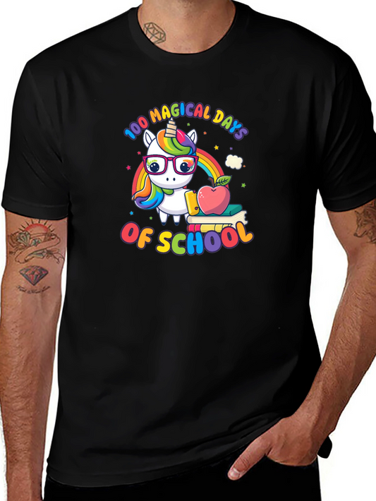 100 Magical Days of School Unicorn T-Shirt