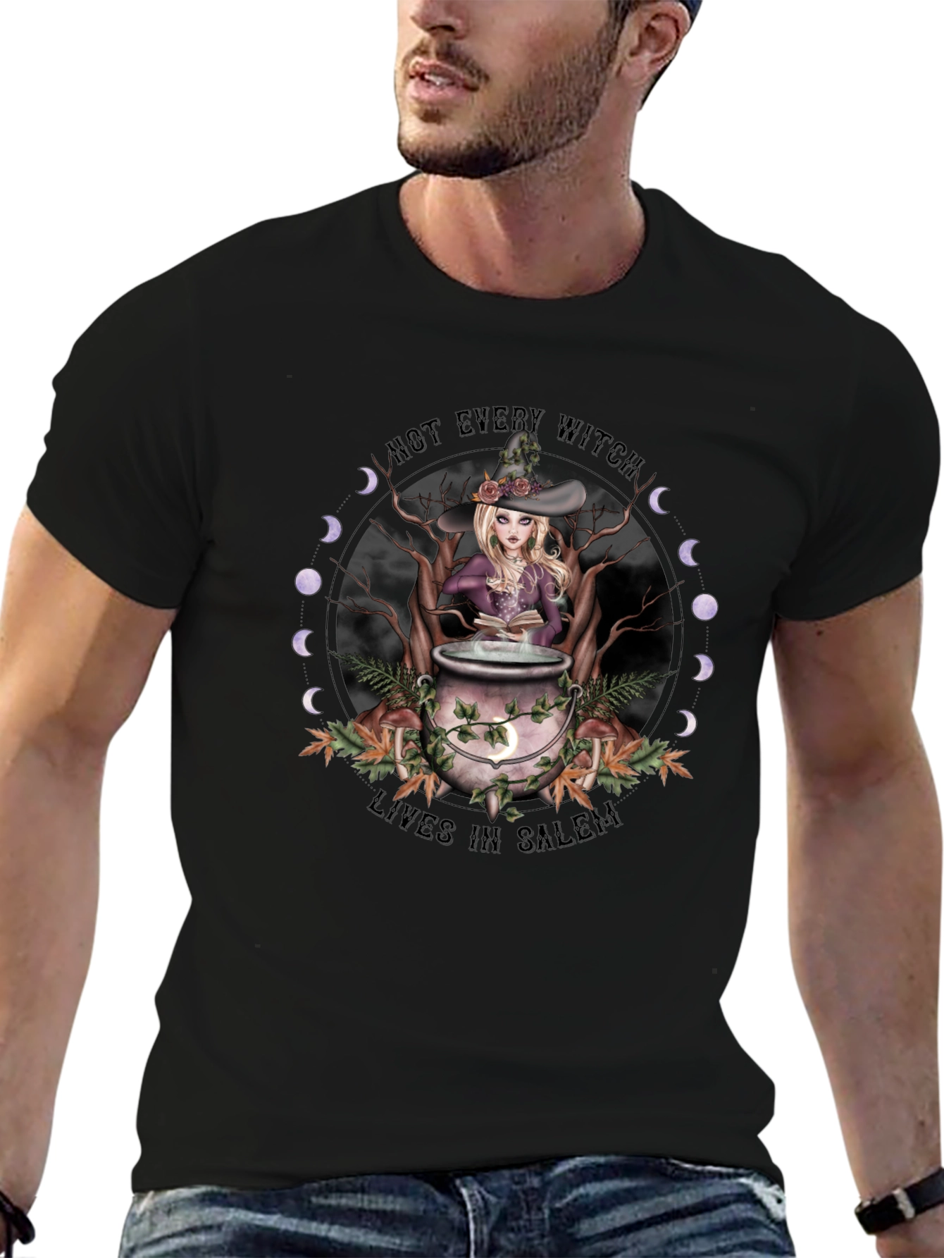 Witch Salem Cauldron T-Shirt