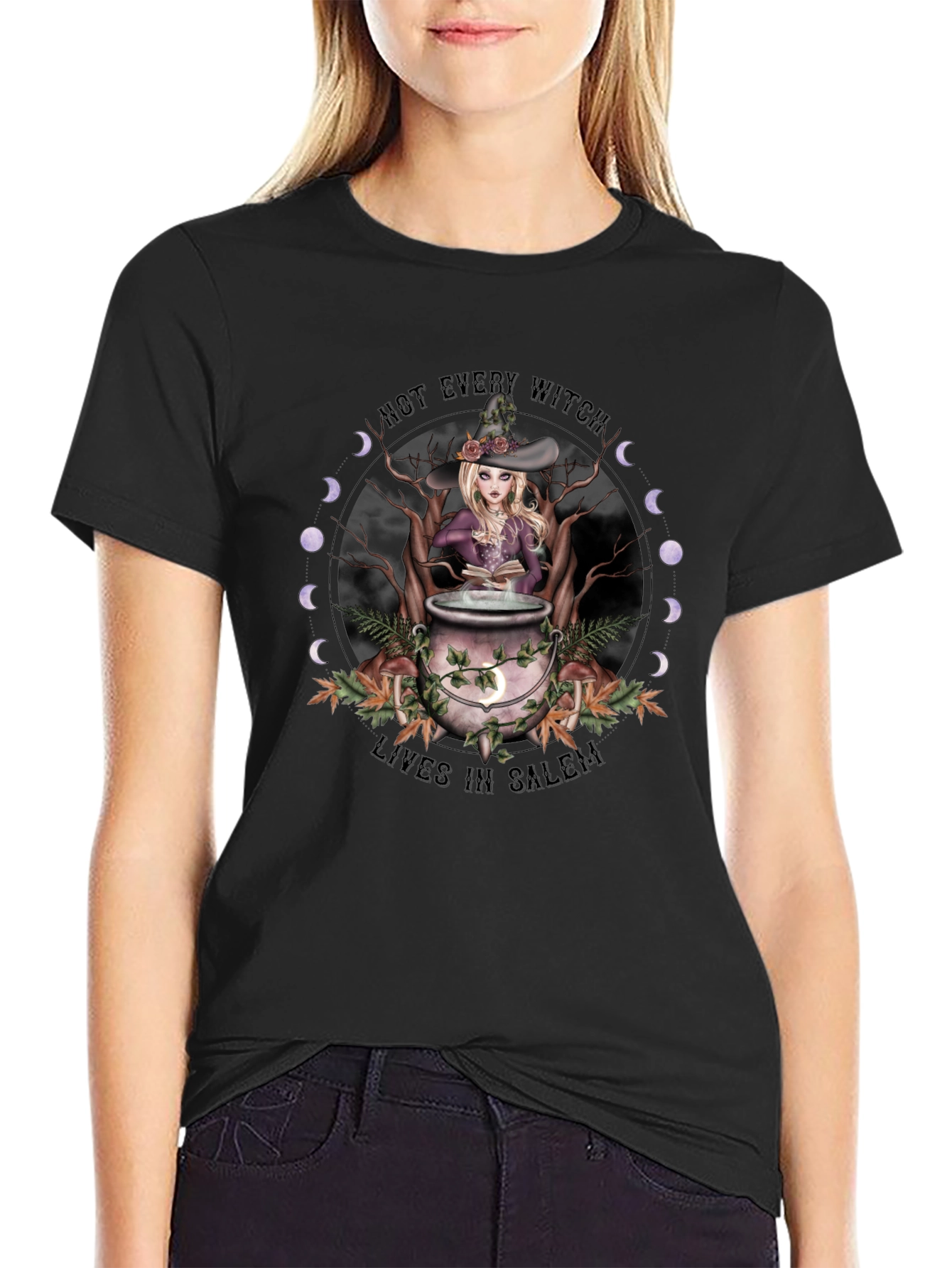 Witch Salem Cauldron T-Shirt