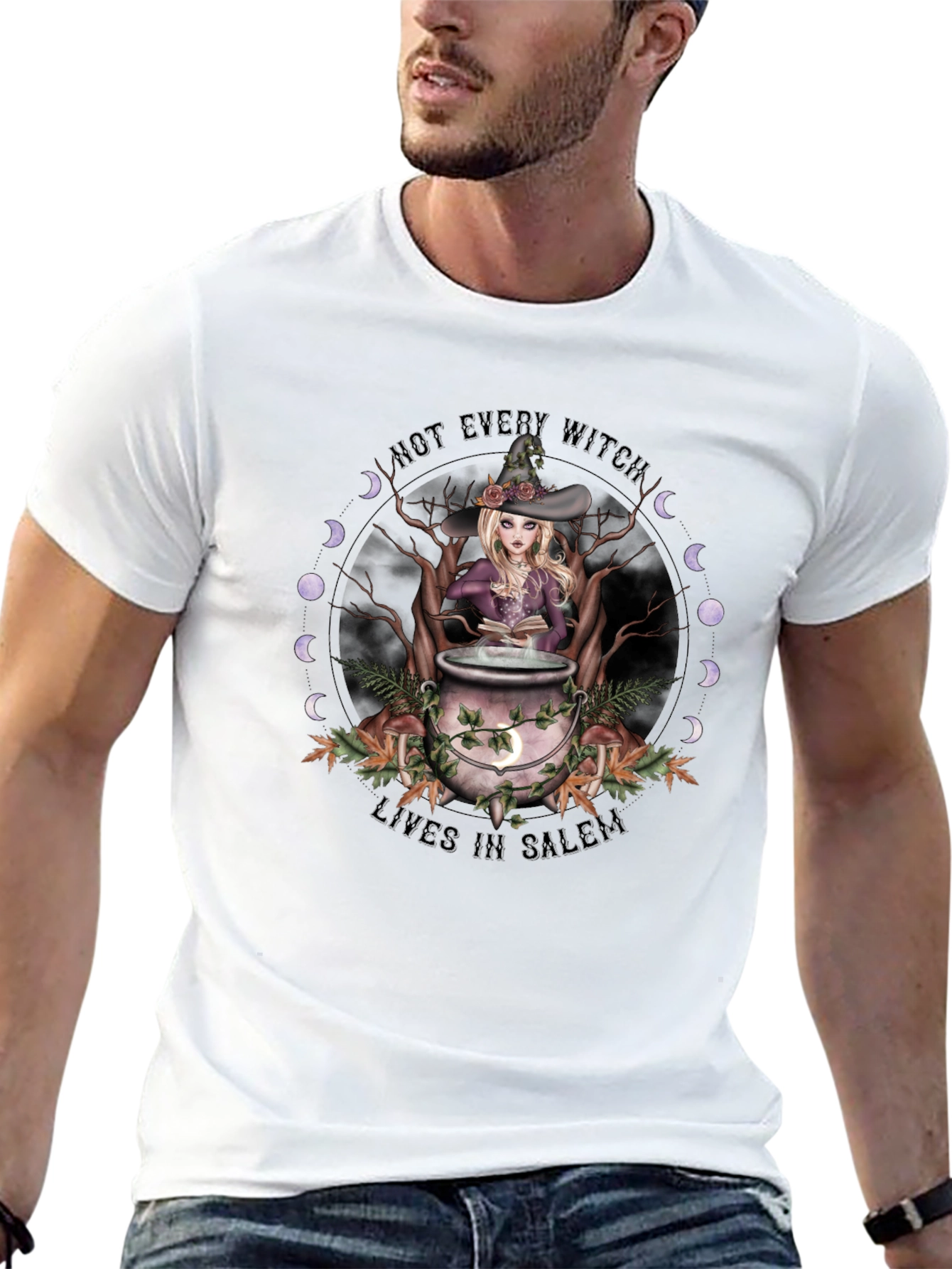 Witch Salem Cauldron T-Shirt