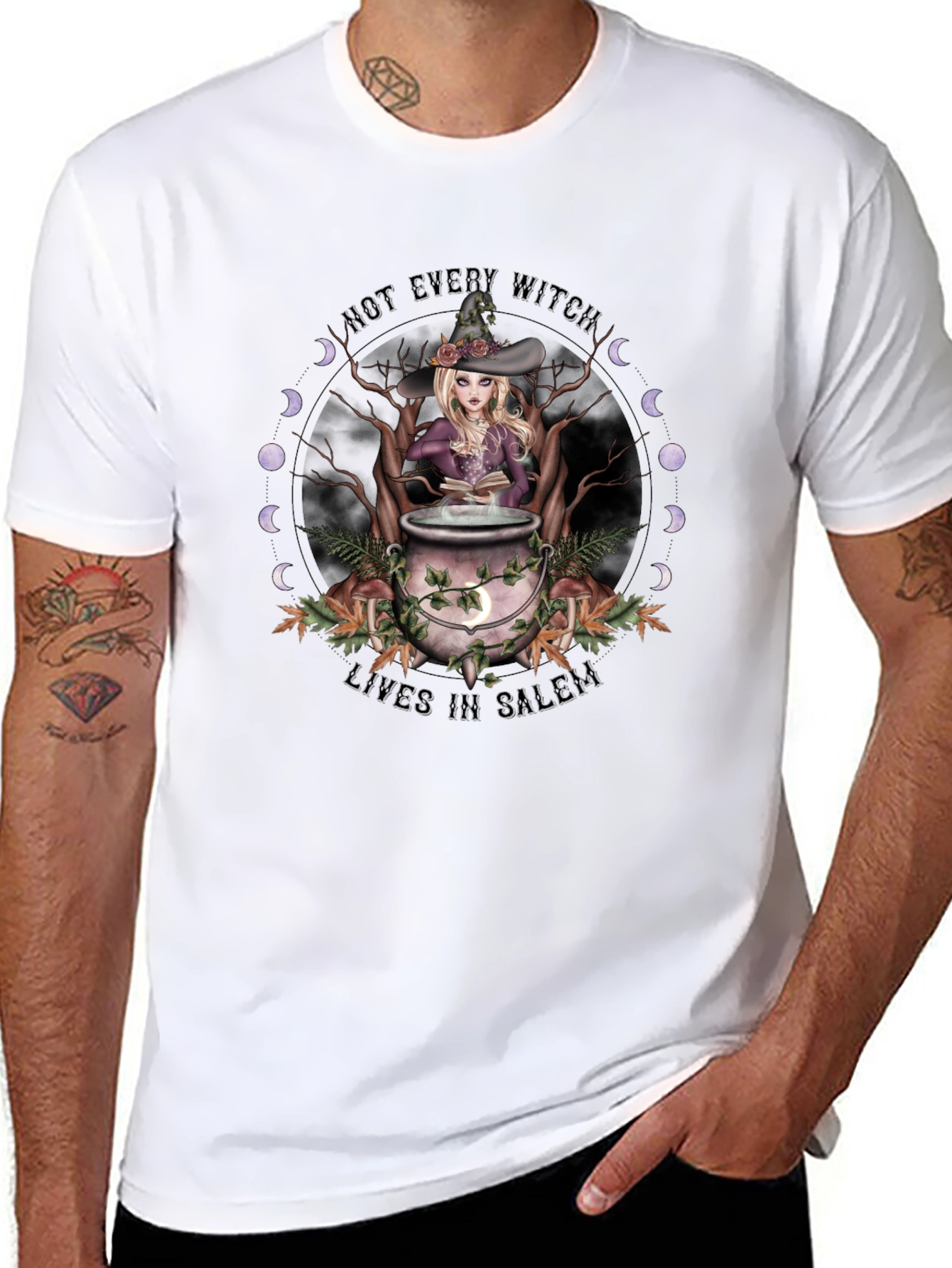 Witch Salem Cauldron T-Shirt